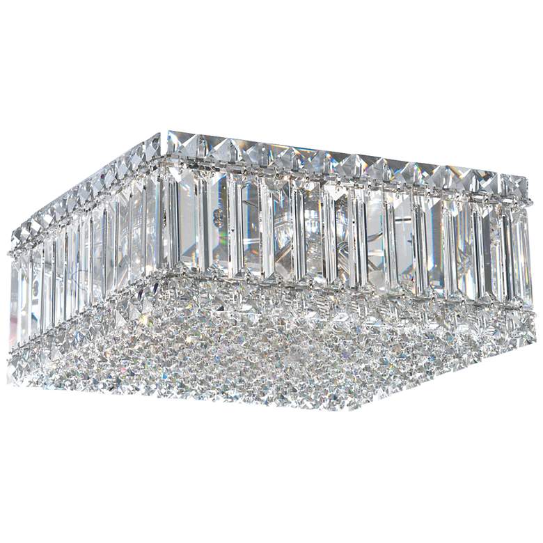 Image 2 Quantum 6"H x 12"W 4-Light Flush Mount in Polished Stainless Stee