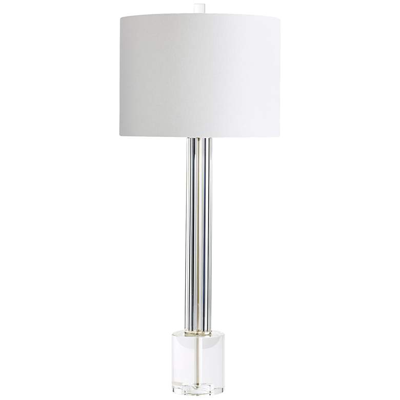 Image 1 Quantum Clear Glass Table Lamp