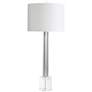 Quantum Clear Glass Table Lamp