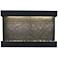 Quarry Granite and Onyx Black 51" Wide Indoor Wall Fountain