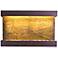 Quarry Marble and Copper Vein 51" Wide Indoor Wall Fountain