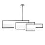 4_Quartet 14.88"H x 56"W 4-Light Linear Pendant in Black more views