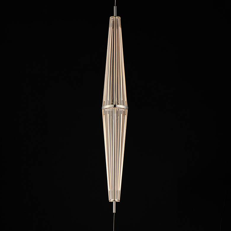 Image 2 Quasar 35.5" LED Pendant Polished Chrome more views