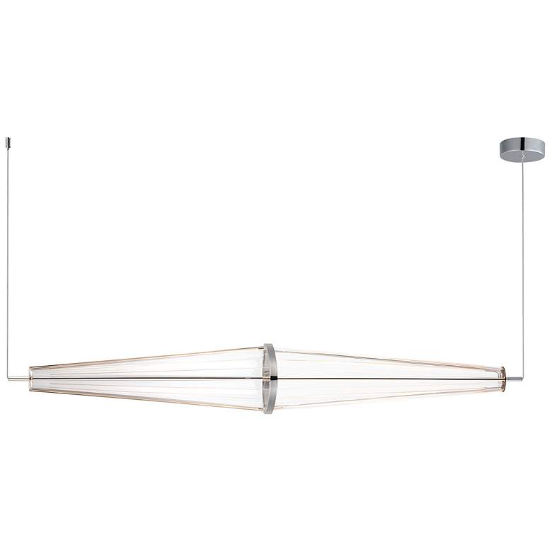 Image 1 Quasar 51" LED Pendant Polished Chrome