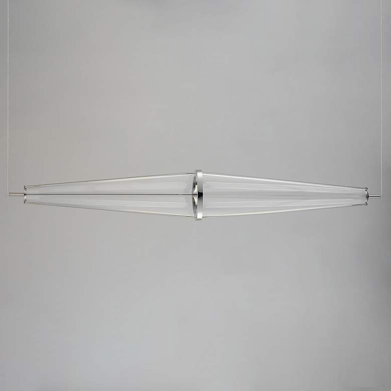 Image 2 Quasar 51" LED Pendant Polished Chrome more views