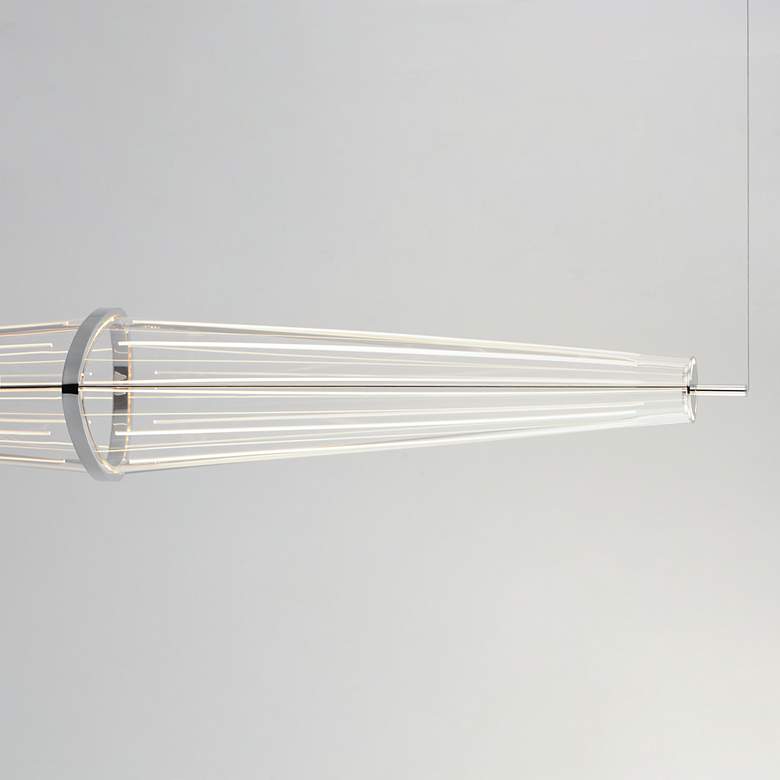Image 3 Quasar 51" LED Pendant Polished Chrome more views