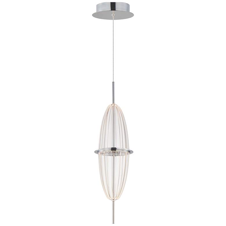 Image 1 Quasar LED Mini Pendant Polished Chrome