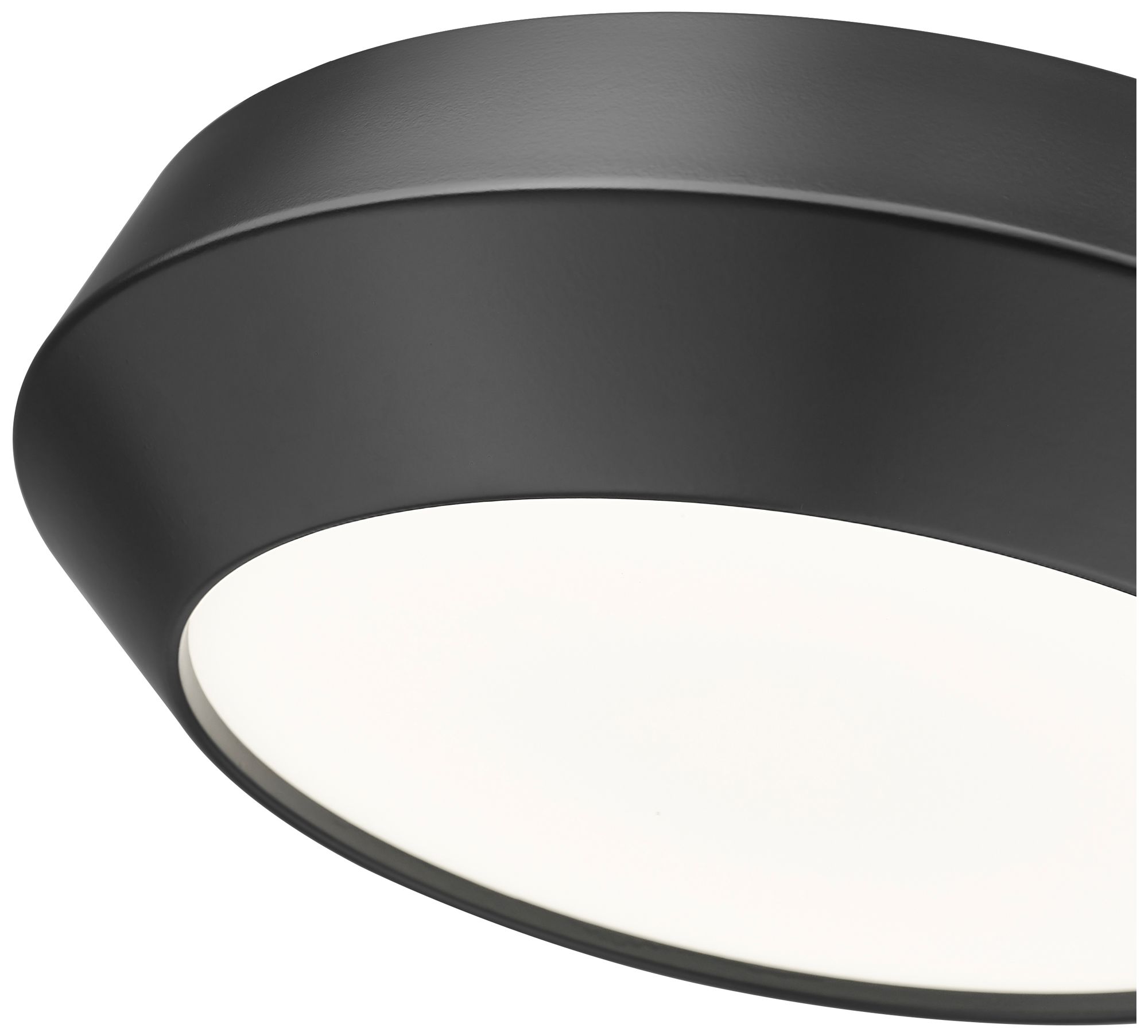 Image 6 Quasars by Z-Lite 12 inch Matte Black 1 Light Flush Mount more views