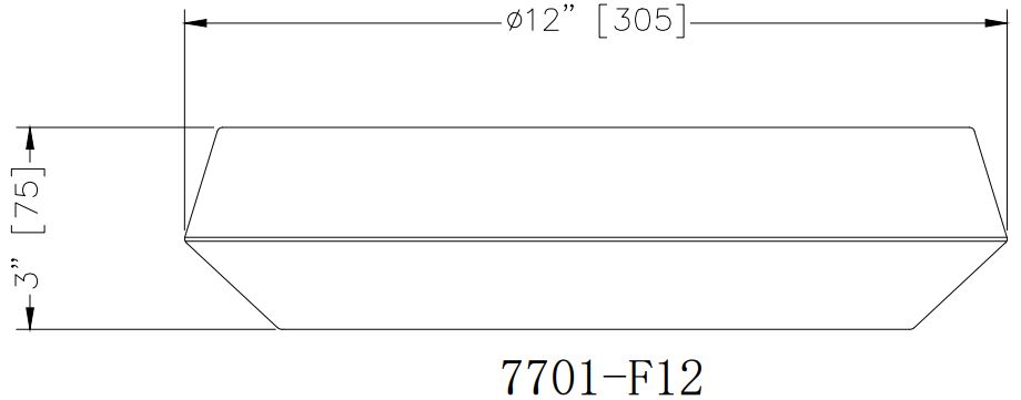 Quasars by Z-Lite 12 inch Matte Black 1 Light Flush Mount