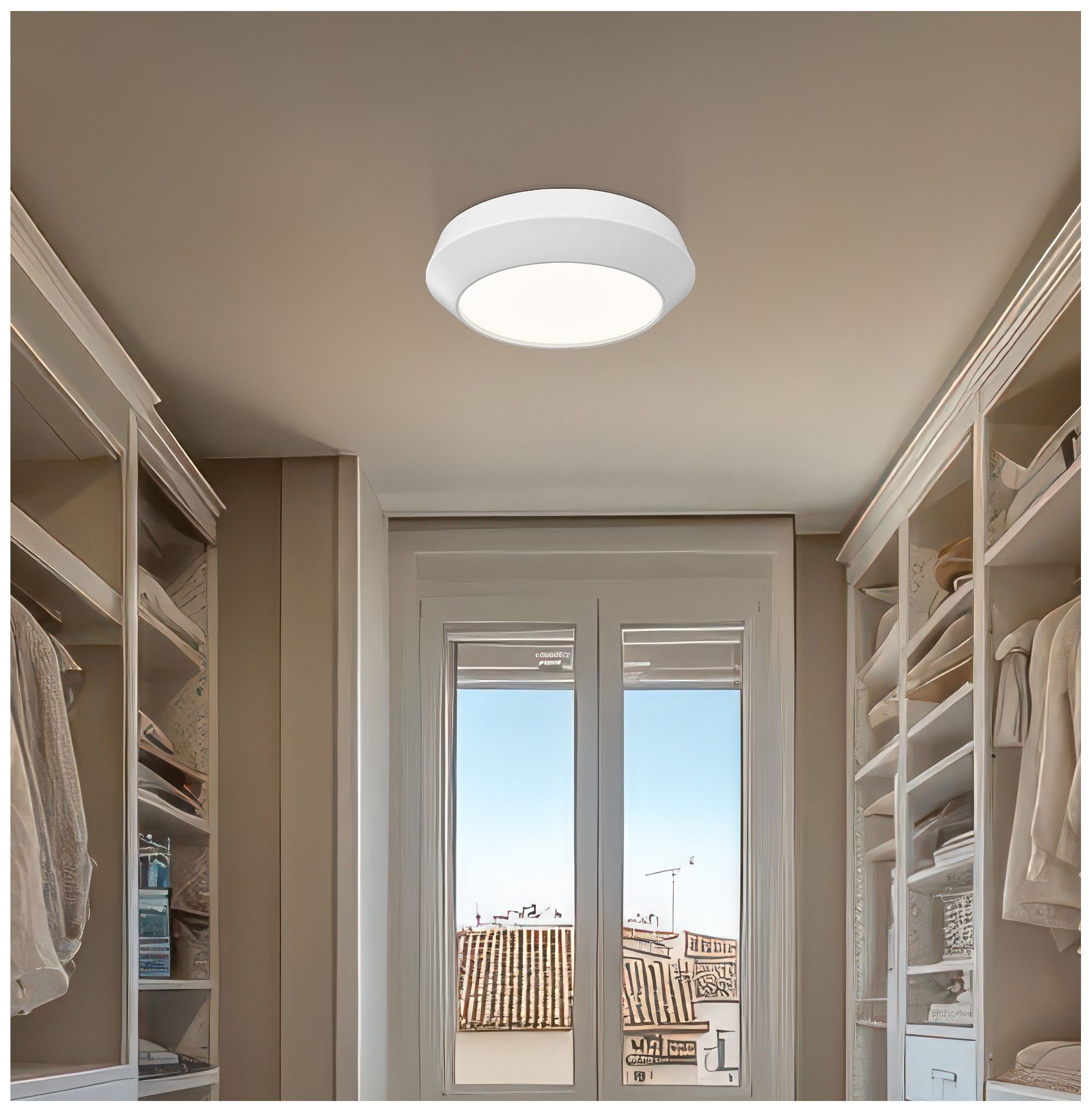 Image 2 Quasars by Z-Lite 12 inch Matte White 1 Light Flush Mount more views