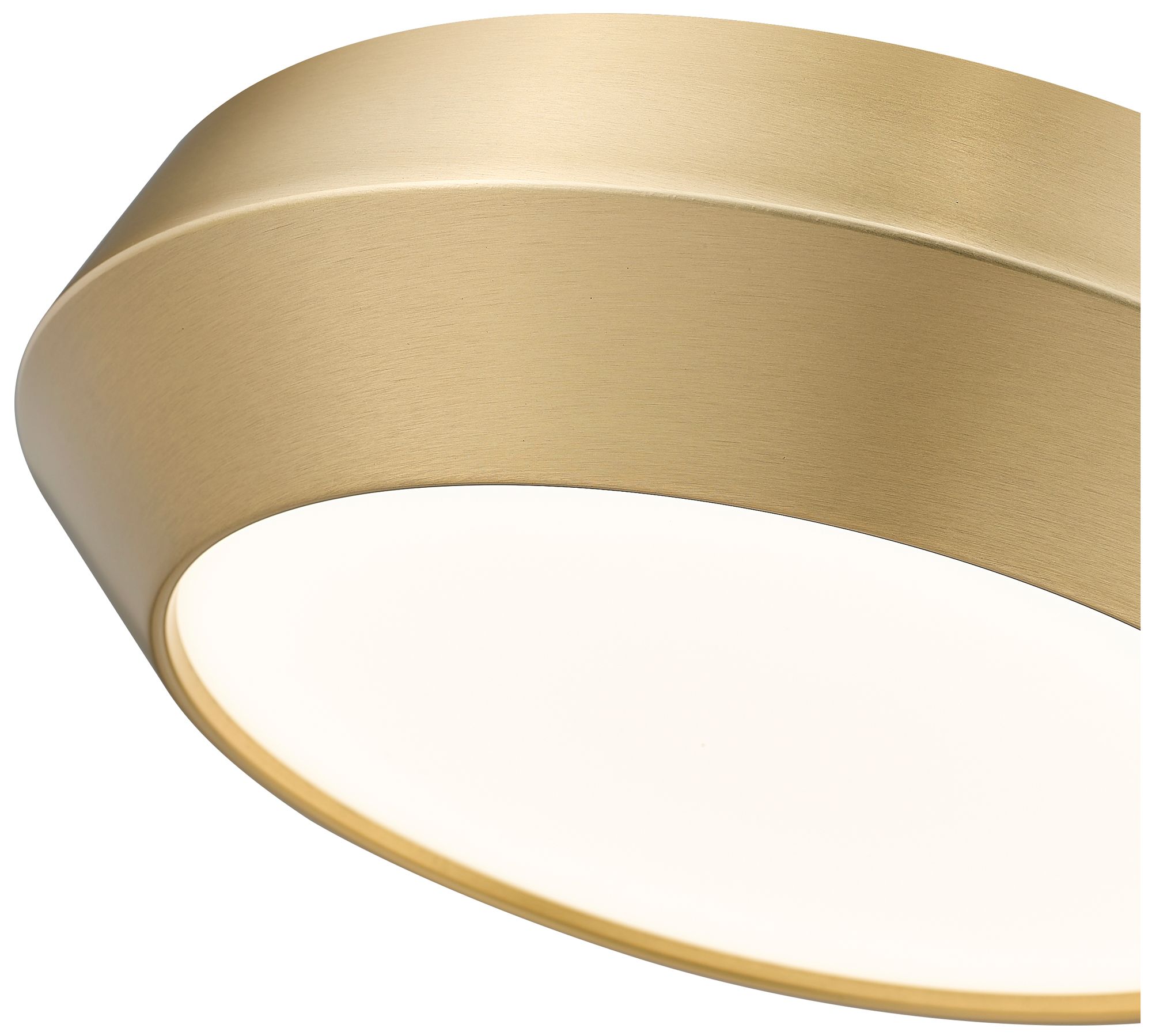 Image 6 Quasars by Z-Lite 12 inch Modern Gold 1 Light Flush Mount more views