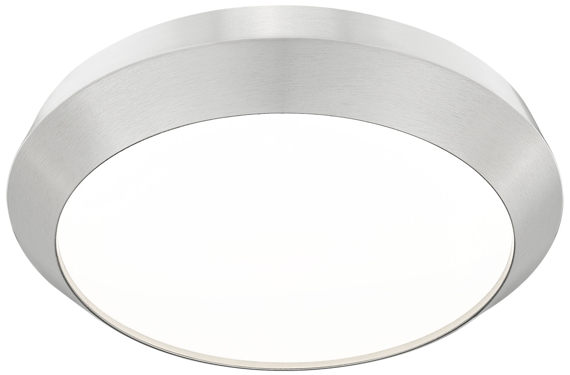 Image 5 Quasars by Z-Lite 16 inch Brushed Nickel 1 Light Flush Mount more views