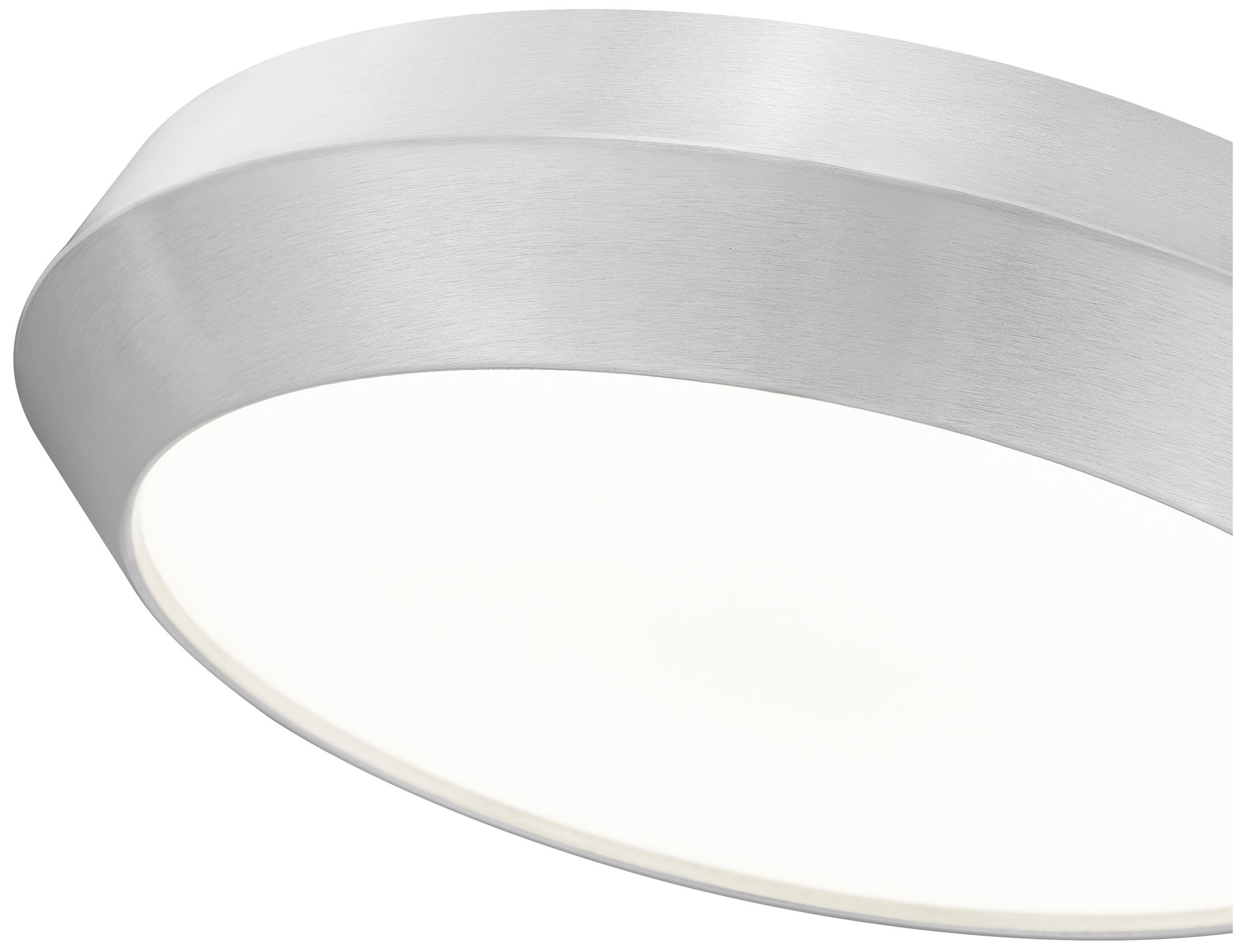 Image 6 Quasars by Z-Lite 16 inch Brushed Nickel 1 Light Flush Mount more views