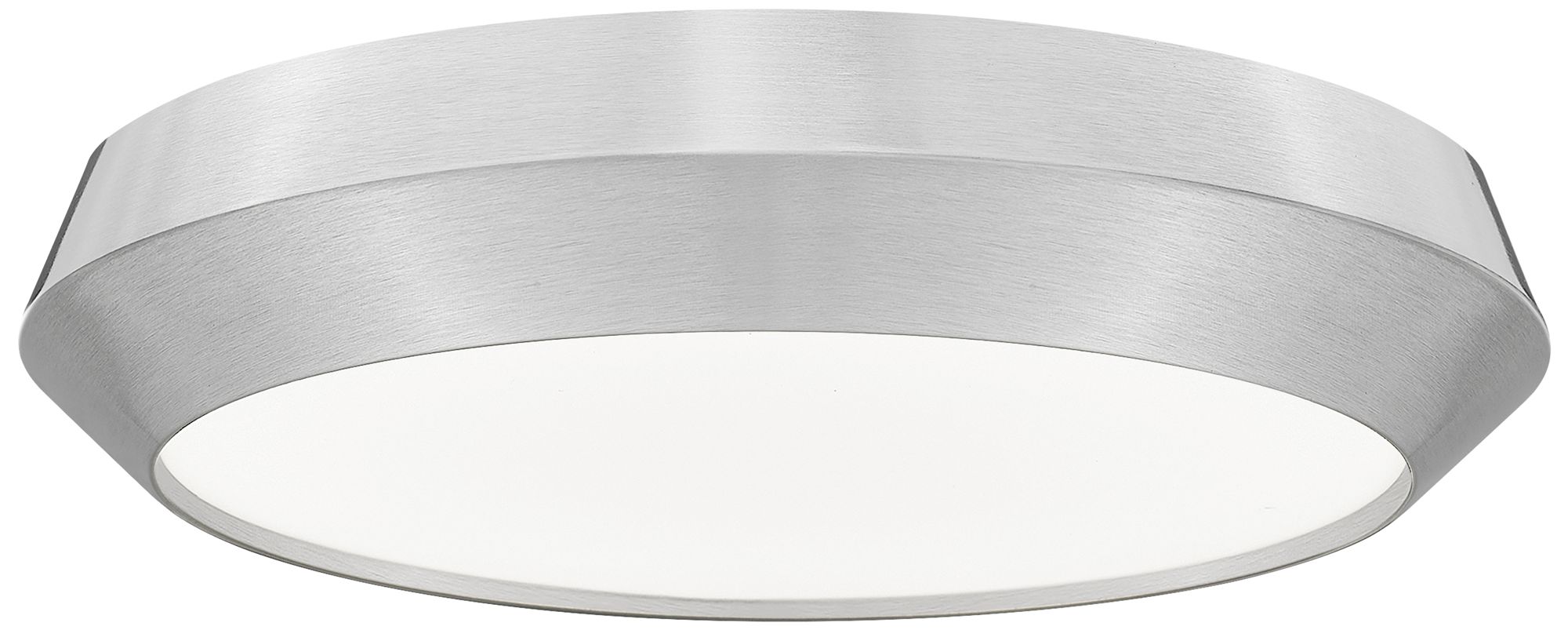 Image 7 Quasars by Z-Lite 16 inch Brushed Nickel 1 Light Flush Mount more views
