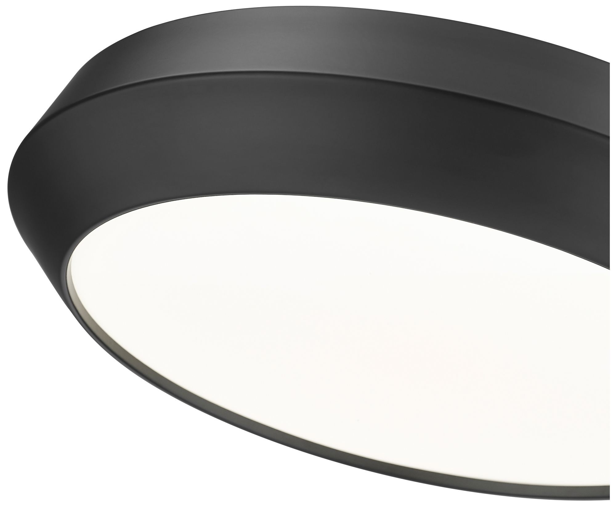 Image 6 Quasars by Z-Lite 16 inch Matte Black 1 Light Flush Mount more views