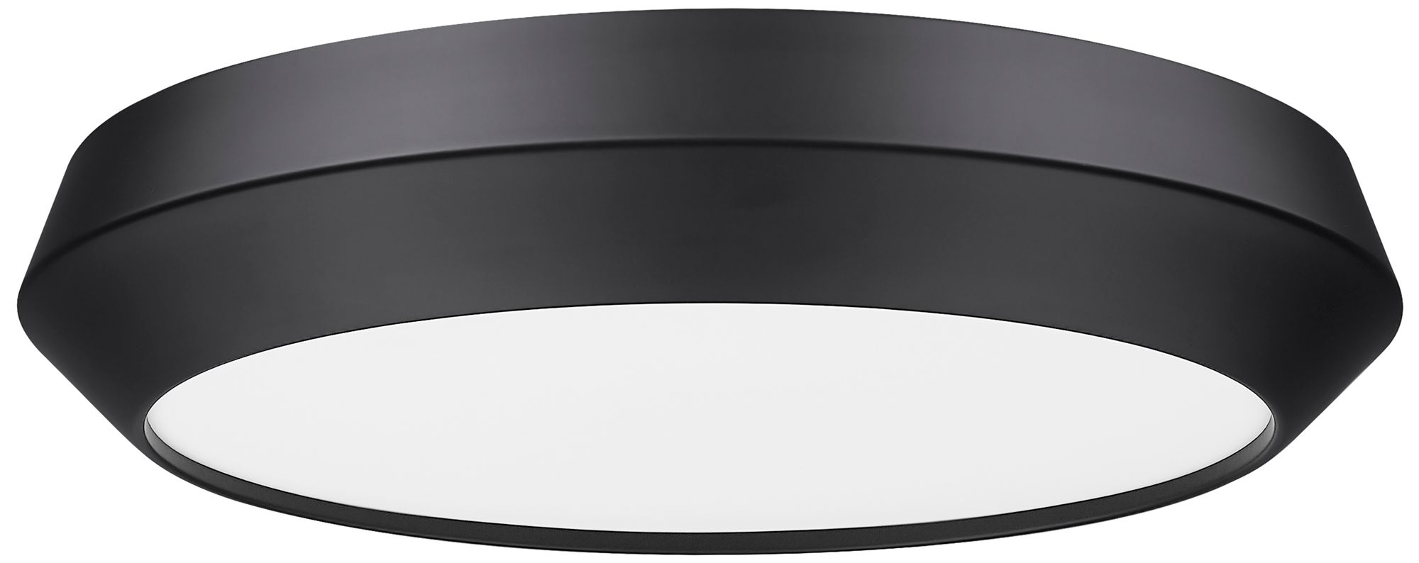 Image 7 Quasars by Z-Lite 16 inch Matte Black 1 Light Flush Mount more views