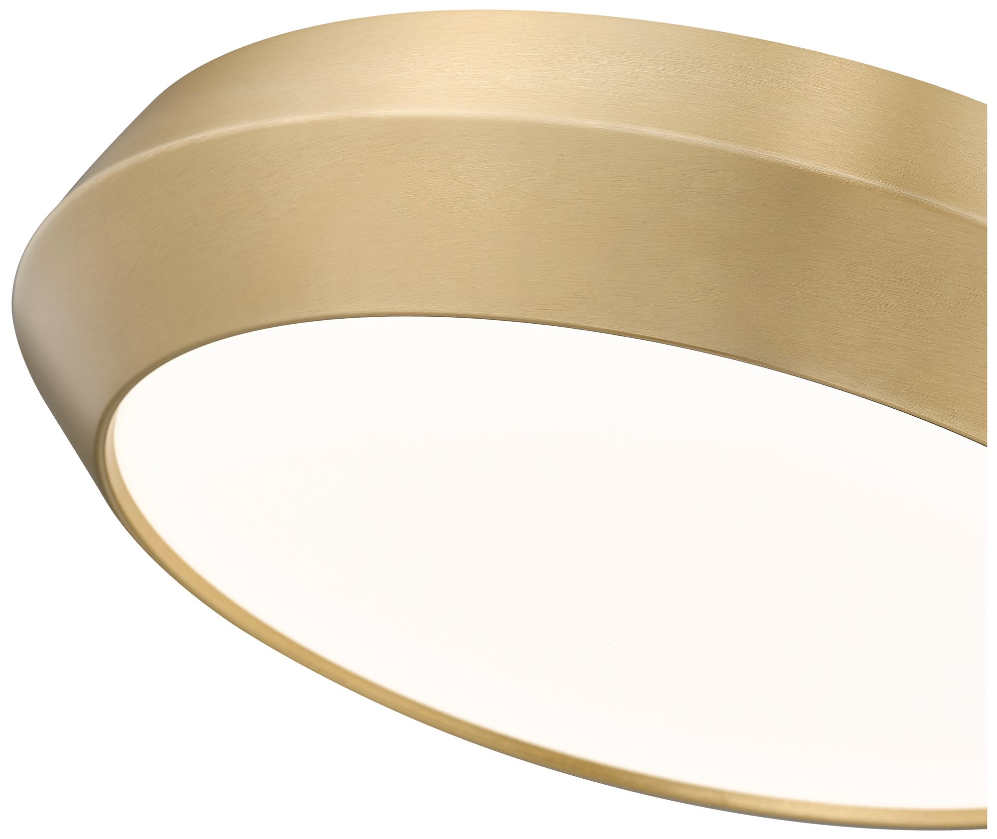 Image 6 Quasars by Z-Lite 16 inch Modern Gold 1 Light Flush Mount more views