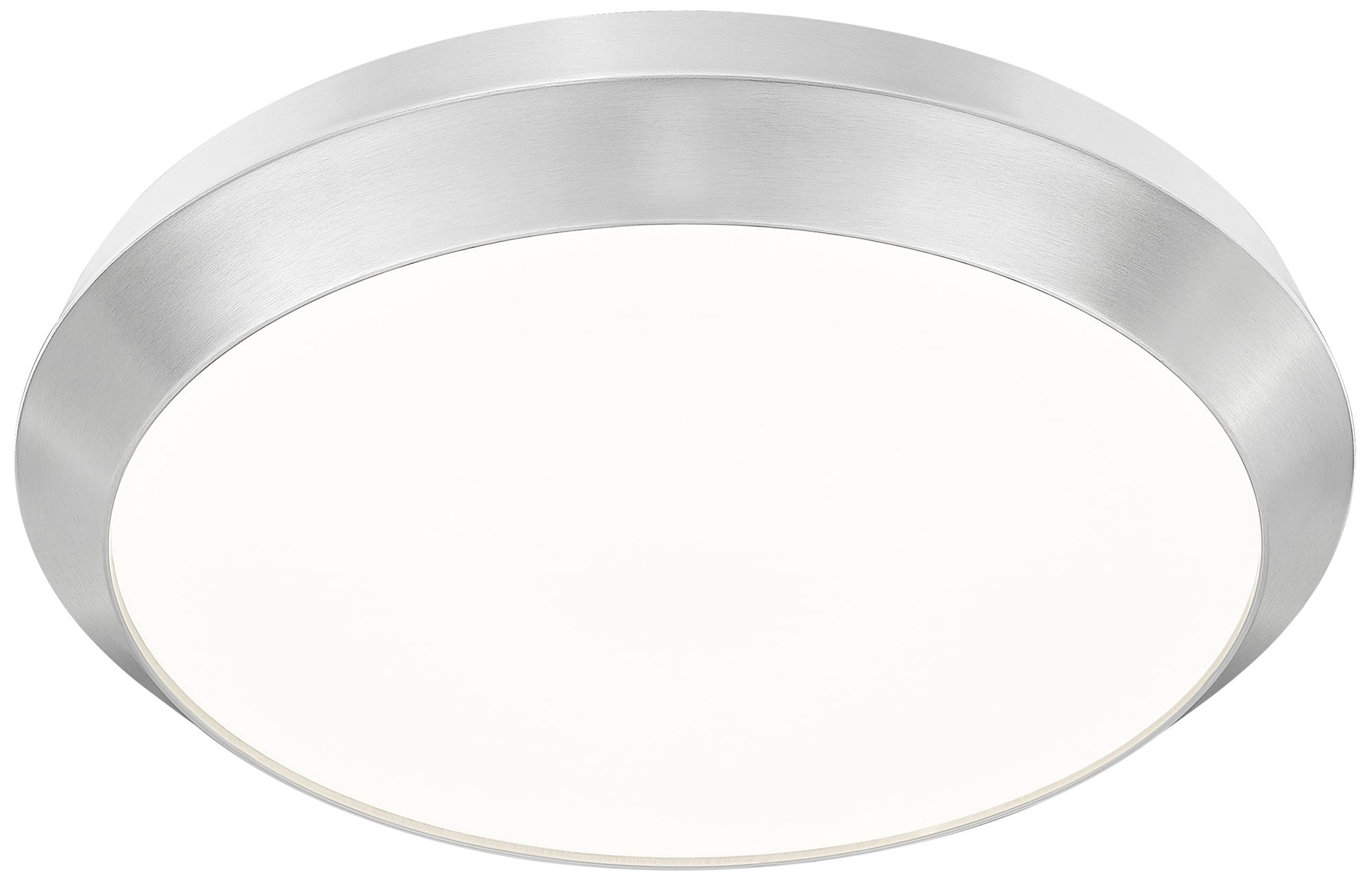 Image 5 Quasars by Z-Lite 20 inch Brushed Nickel 1 Light Flush Mount more views