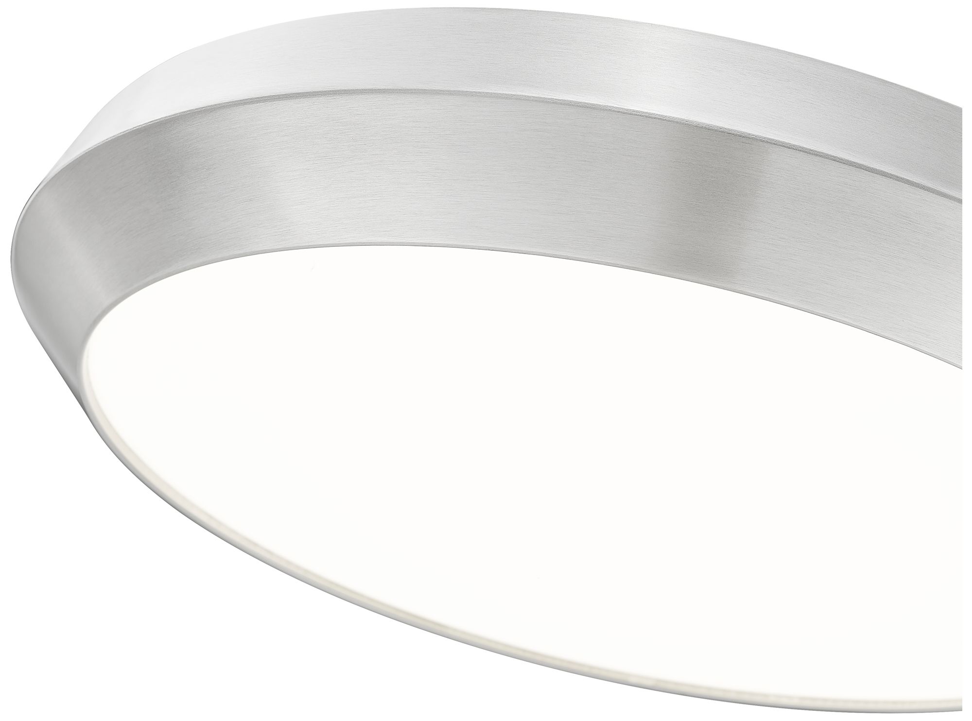 Image 6 Quasars by Z-Lite 20 inch Brushed Nickel 1 Light Flush Mount more views