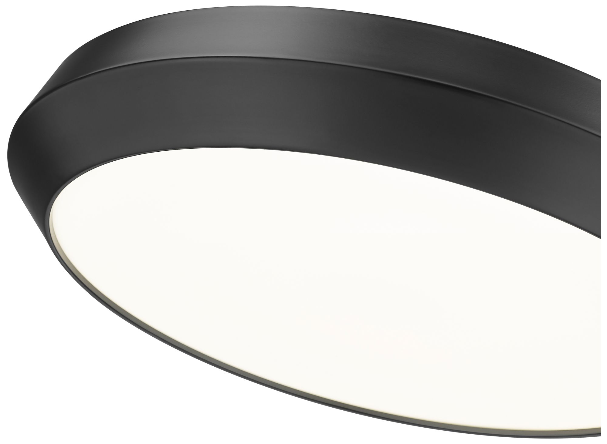 Image 6 Quasars by Z-Lite 20 inch Matte Black 1 Light Flush Mount more views