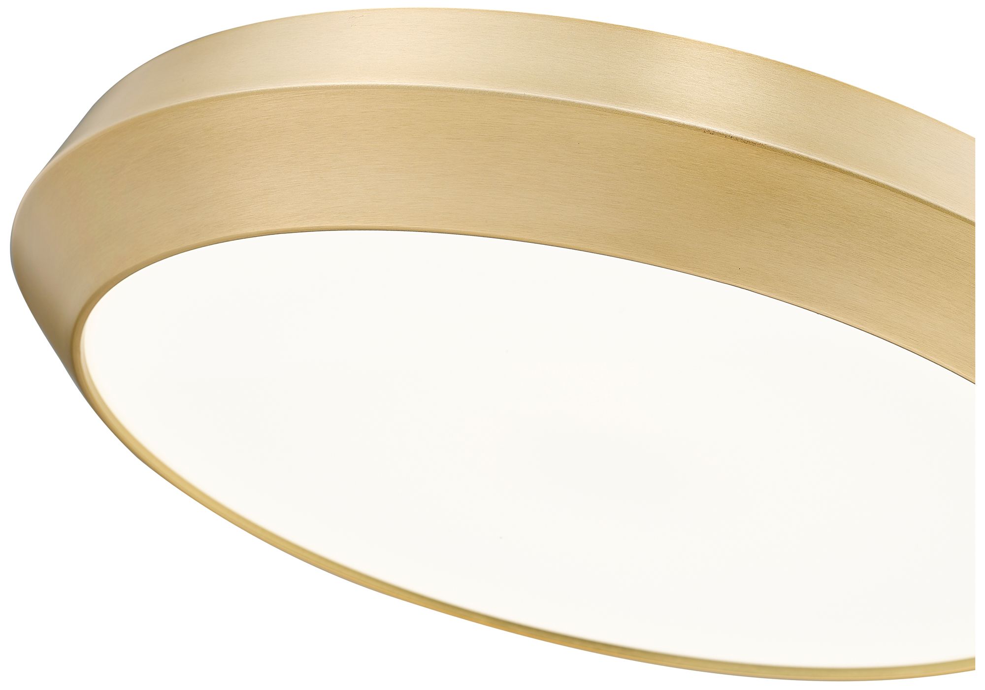 Image 6 Quasars by Z-Lite 20 inch Modern Gold 1 Light Flush Mount more views