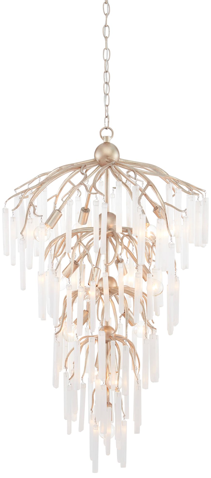 Quatervois 27" Wide Champagne Crystal 13-Light Chandelier