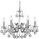 Quatre Crystal Ball 24" Wide Chandelier
