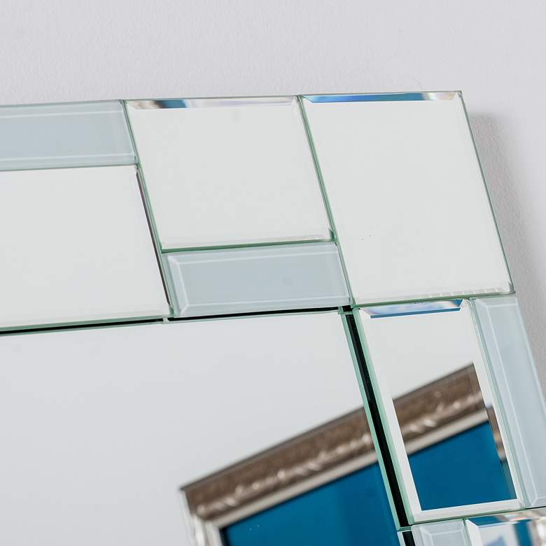 Image 3 Quebec 23 1/2" x 31 1/2" Rectangular Frameless Wall Mirror more views