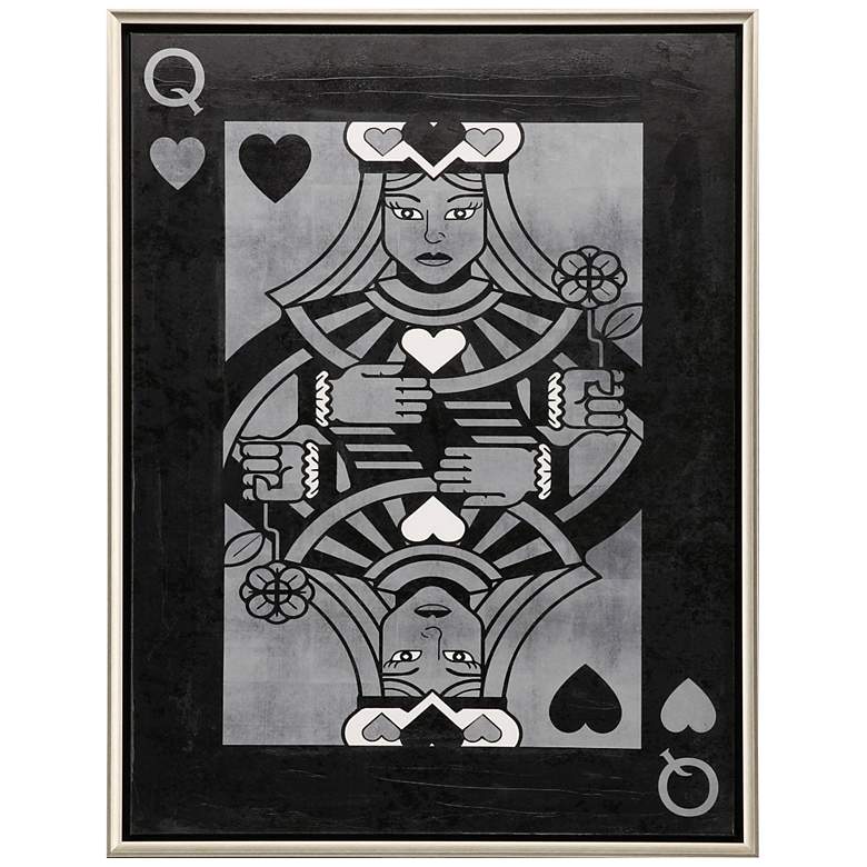 Image 1 Queen 42" High Rectangular Giclee Framed Canvas Wall Art