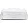 Queen Anne Clear Lucite Decorative Tray