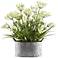 Queen Anne's Lace 24 1/2" High Faux Flowers in Planter