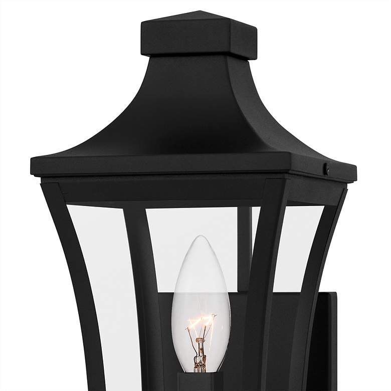Image 5 Quentin 1-Light Earth Black Outdoor Wall Lantern more views