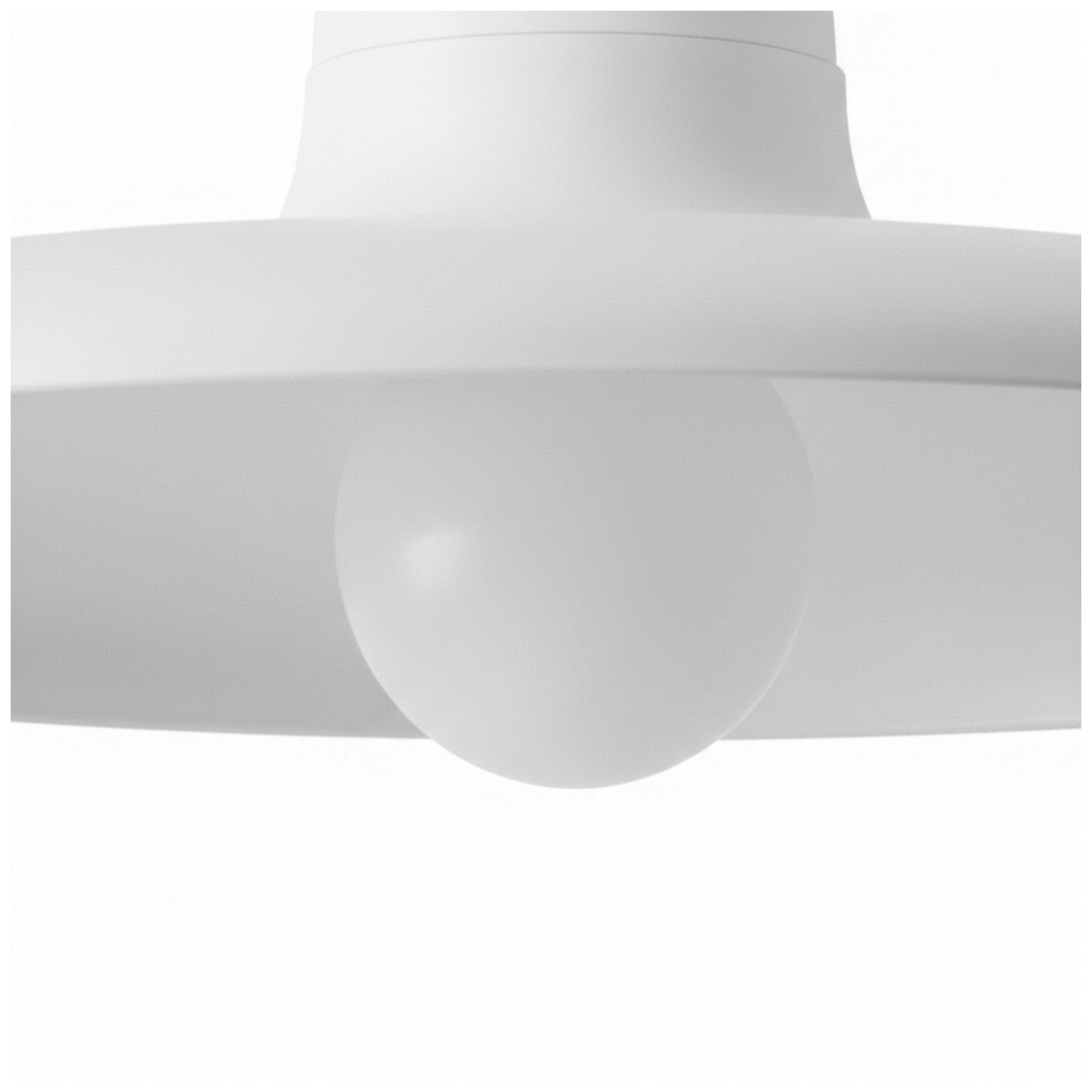 Image 3 Quentin 12" Wide Matte White Flush Mount more views