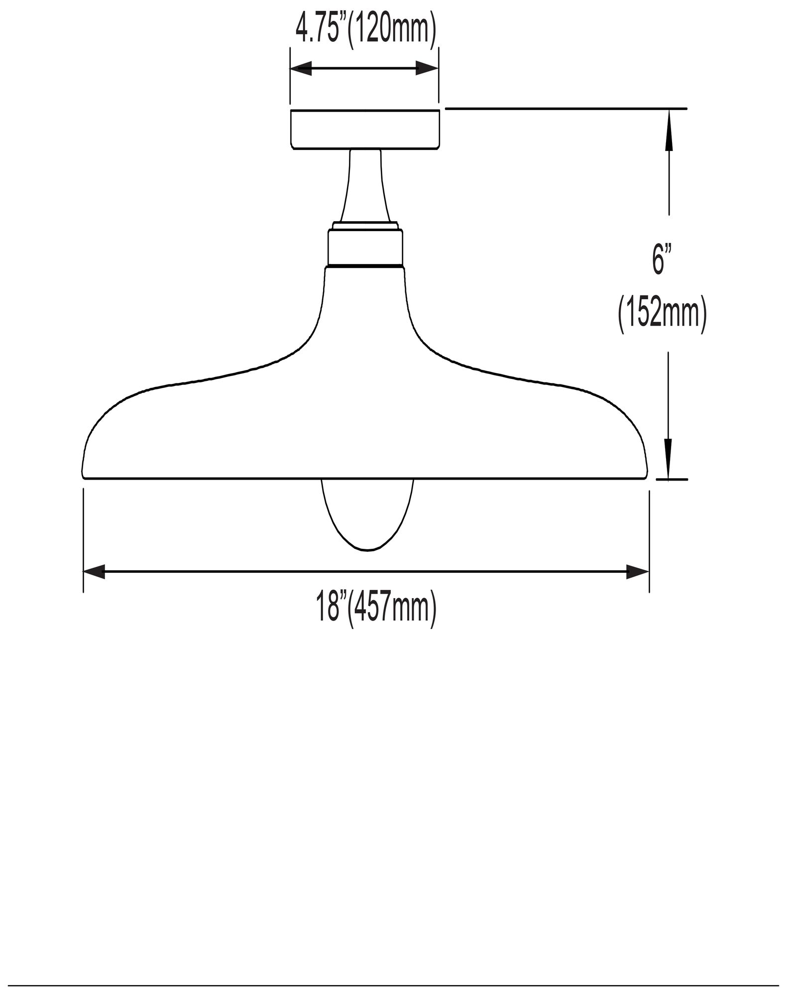 Quentin 18" Wide Matte White Flush Mount