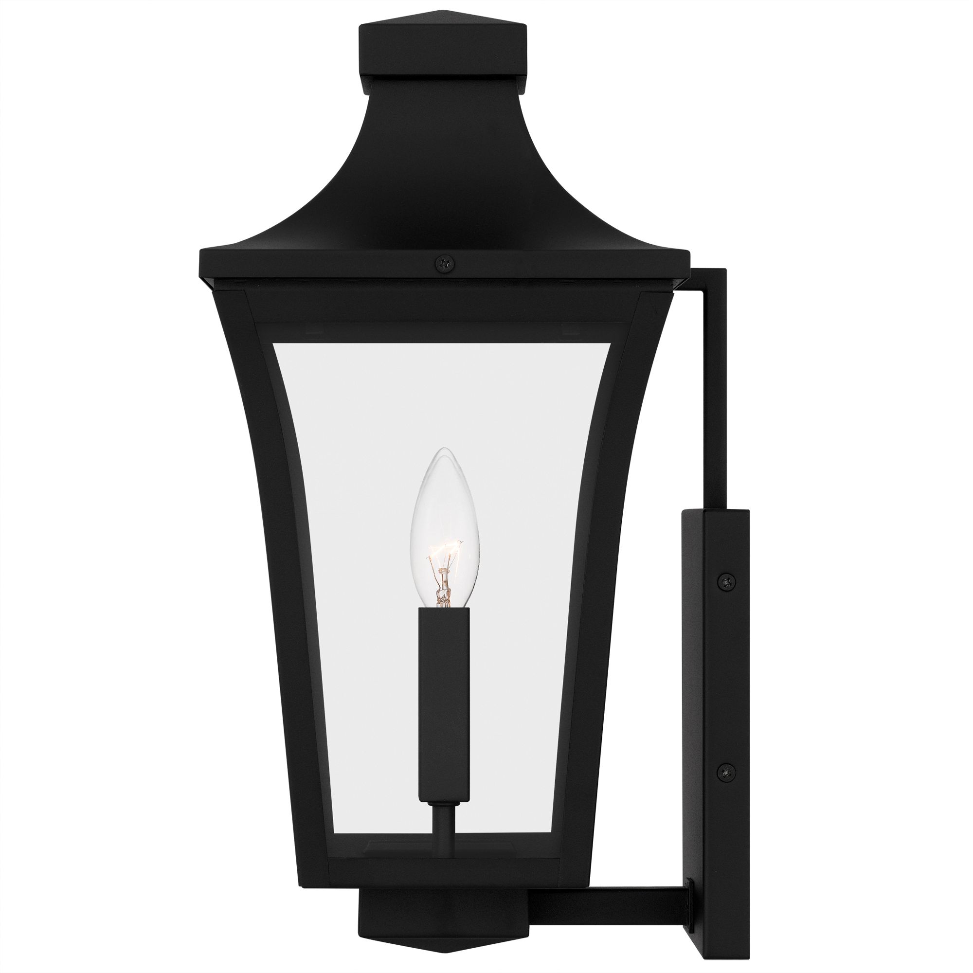 Image 4 Quentin 2-Light Earth Black Outdoor Wall Lantern more views