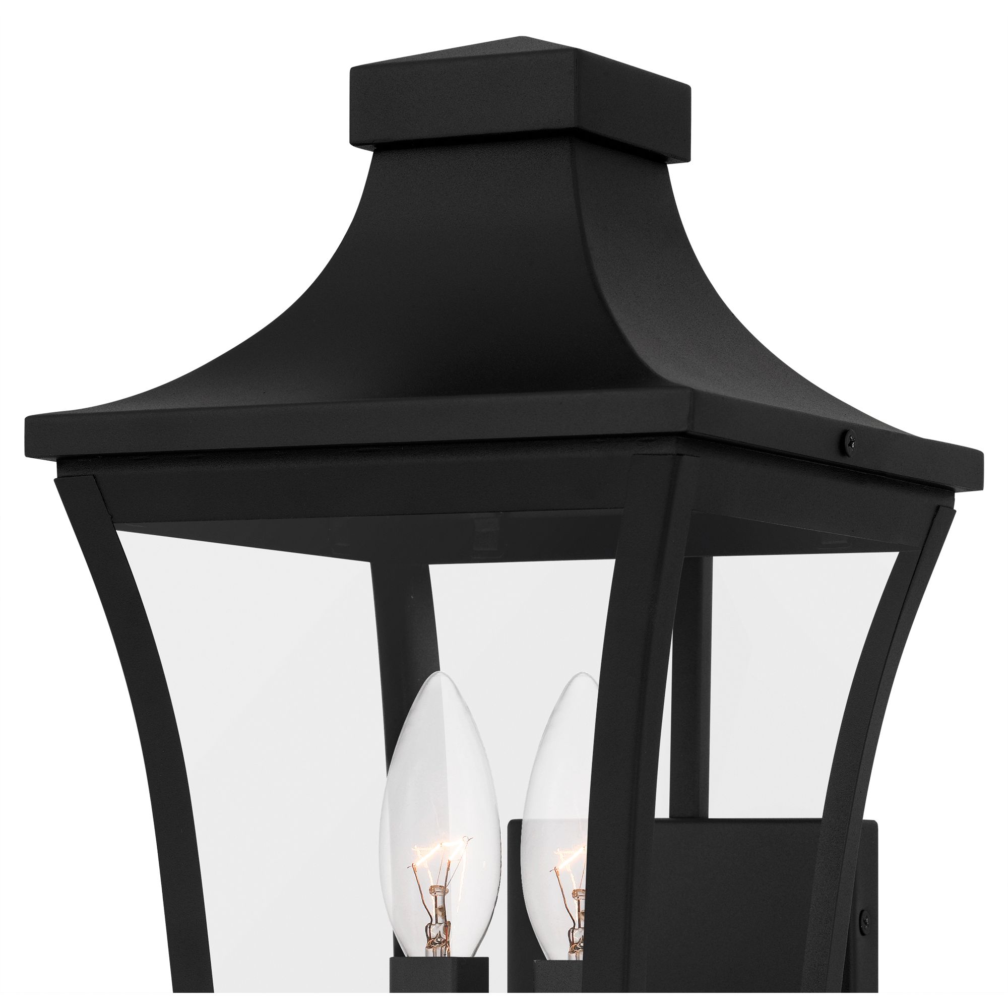 Image 5 Quentin 2-Light Earth Black Outdoor Wall Lantern more views