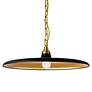 3_Quentin 24" Wide Black and Aged Brass Pendant Light