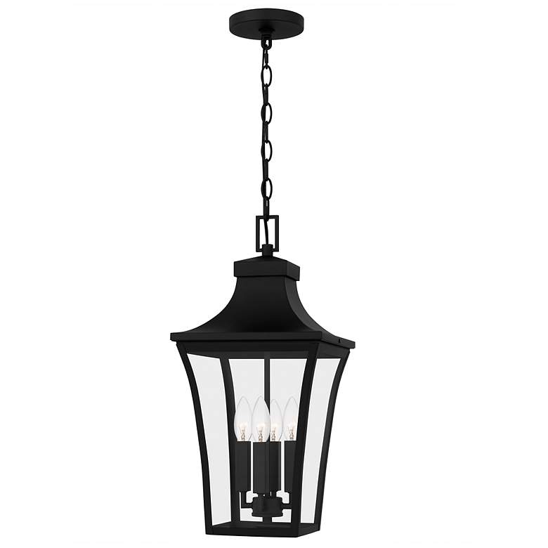 Image 1 Quentin 4-Light Earth Black Outdoor Hanging Lantern