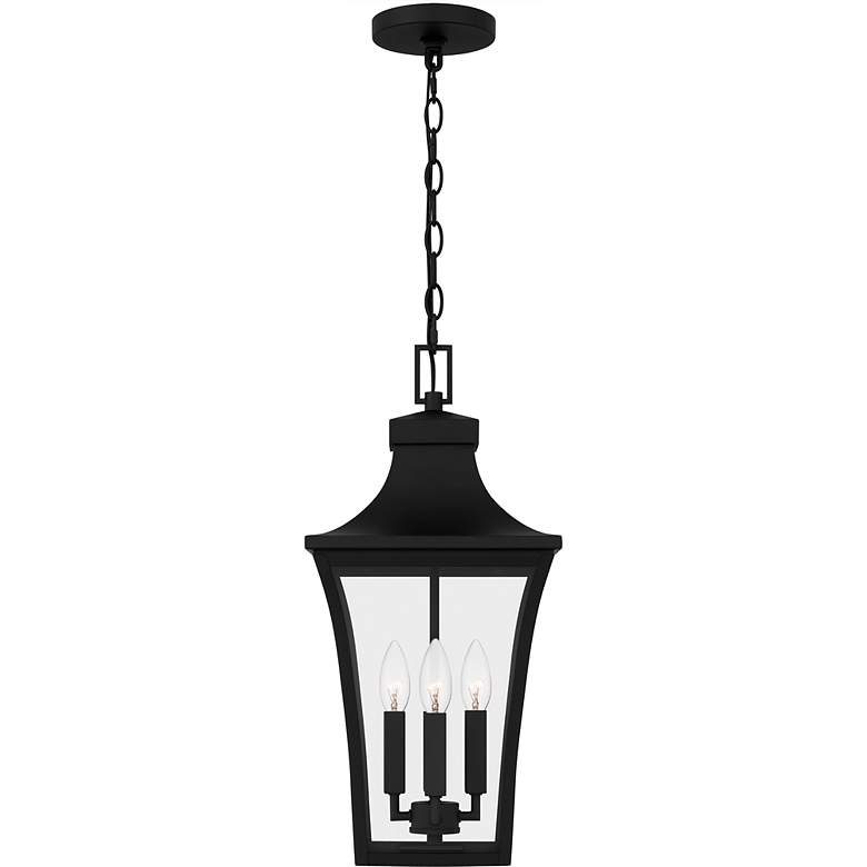 Image 3 Quentin 4-Light Earth Black Outdoor Hanging Lantern more views