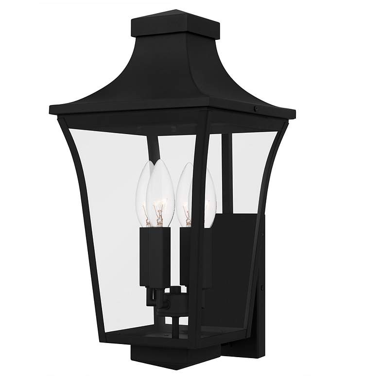 Image 1 Quentin 4-Light Earth Black Outdoor Wall Lantern