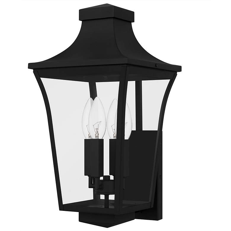 Image 2 Quentin 4-Light Earth Black Outdoor Wall Lantern more views