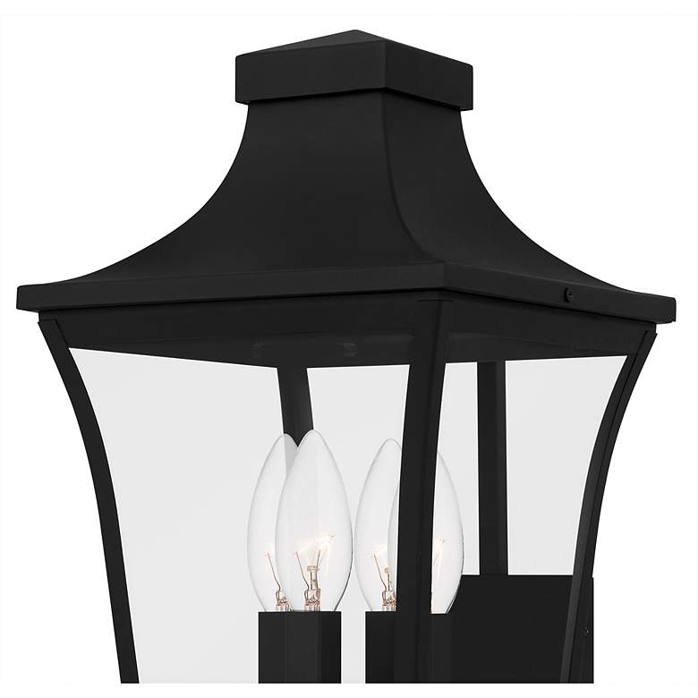 Image 5 Quentin 4-Light Earth Black Outdoor Wall Lantern more views