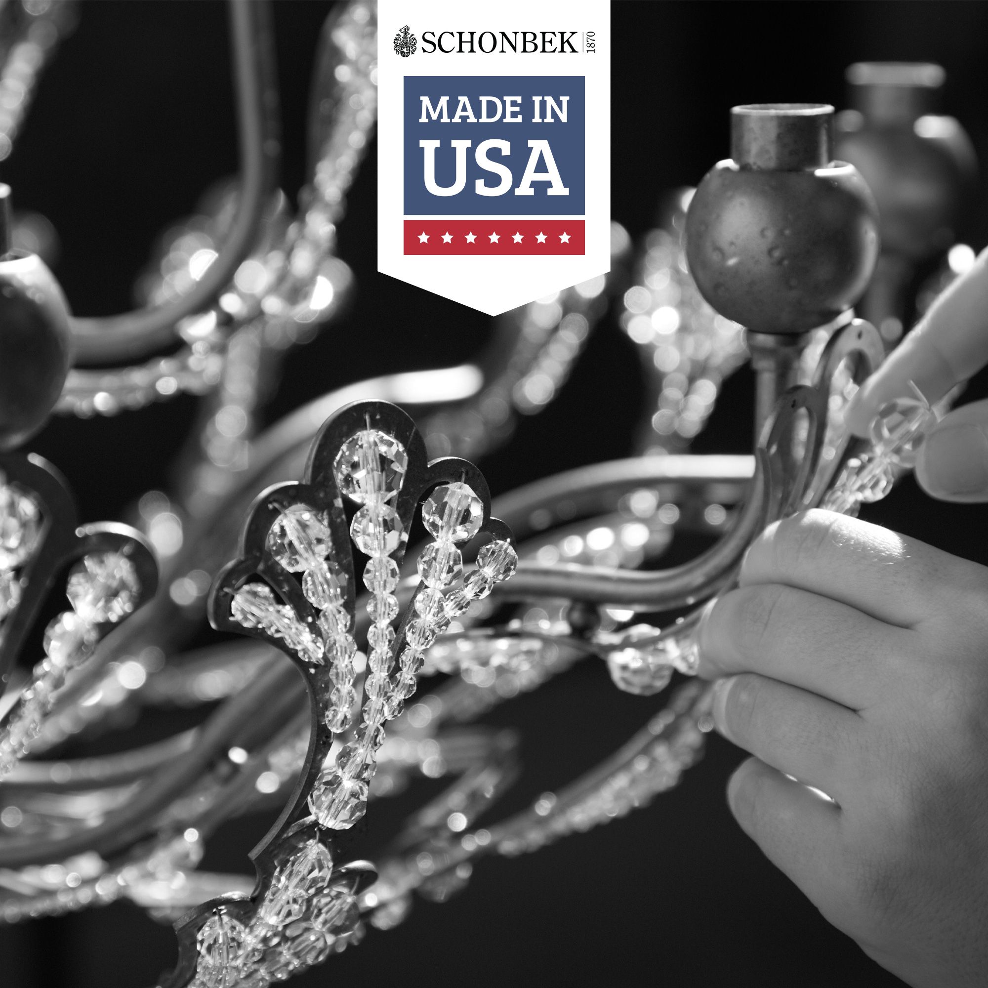 Image 7 Quest 8"H x 40"W 5-Light Crystal Multi-Light Pendant in Aged Bras more views