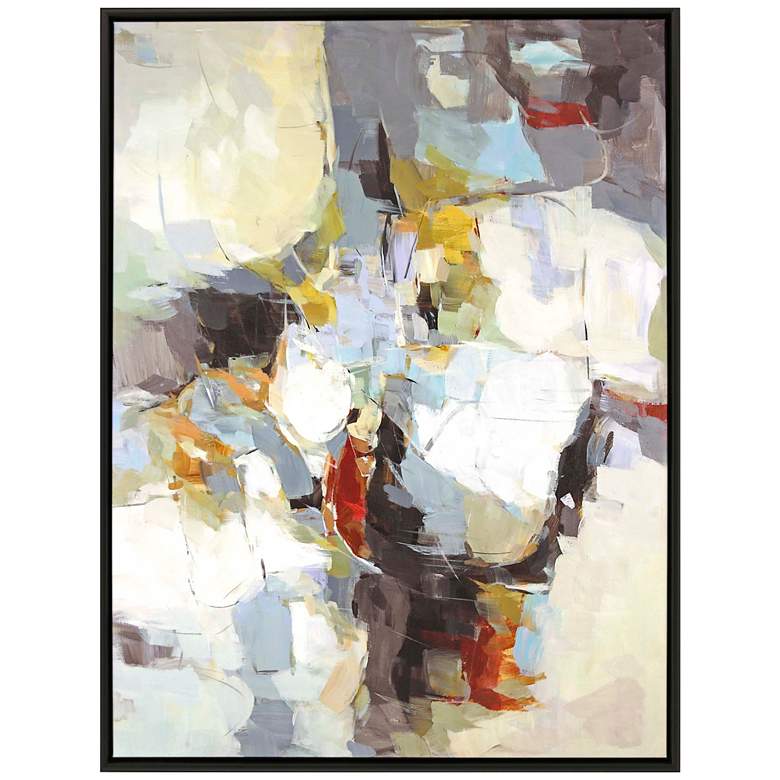 Image 3 Quiet Intensity 50" High Framed Giclee on Canvas Wall Art