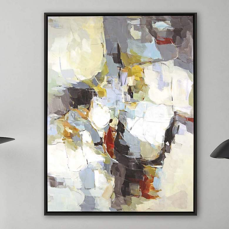 Image 2 Quiet Intensity 50 inch High Framed Giclee on Canvas Wall Art