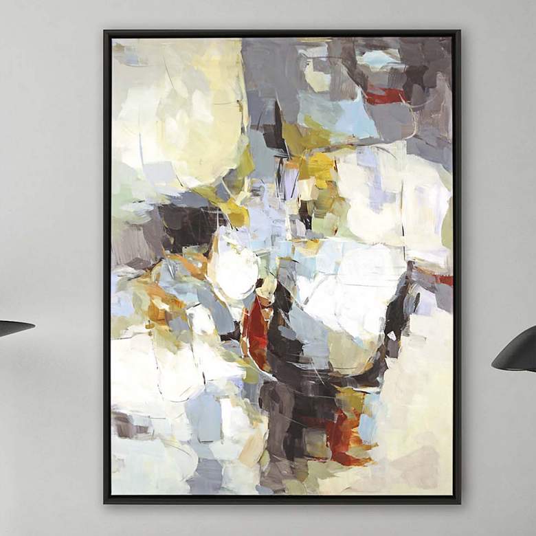 Image 2 Quiet Intensity 50" High Framed Giclee on Canvas Wall Art