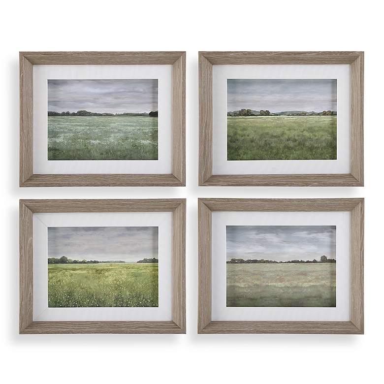 Image 2 Quiet Meadows Set of 4 Framed Prints