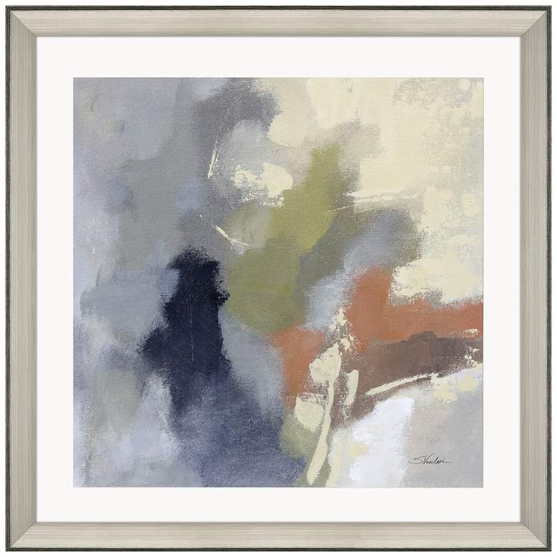 Image 1 Quiet Moment I 40 inch Square Giclee Framed Wall Art
