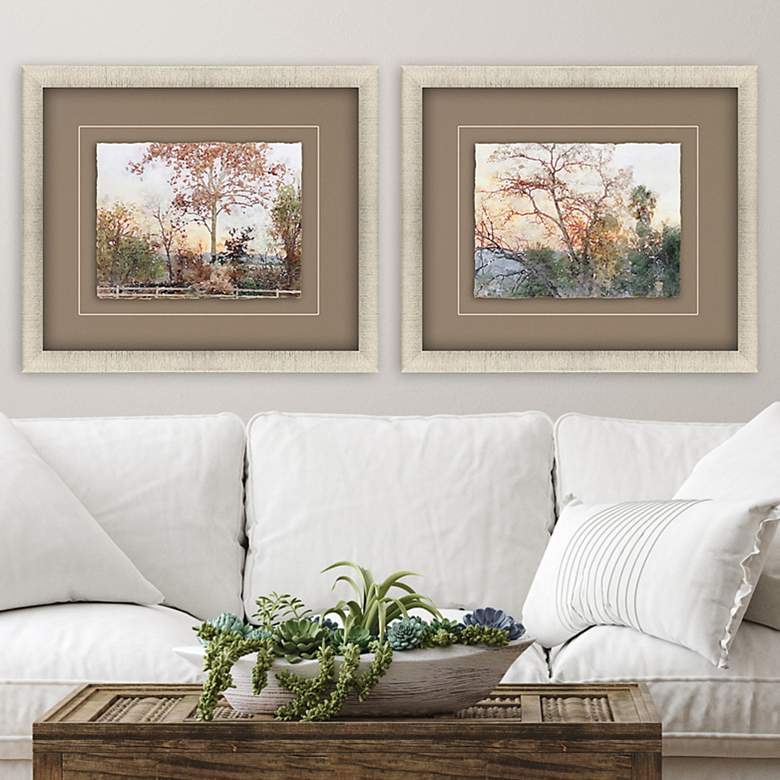 Image 2 Quiet Place 27" Wide 2-Piece Giclee Framed Wall Art Set