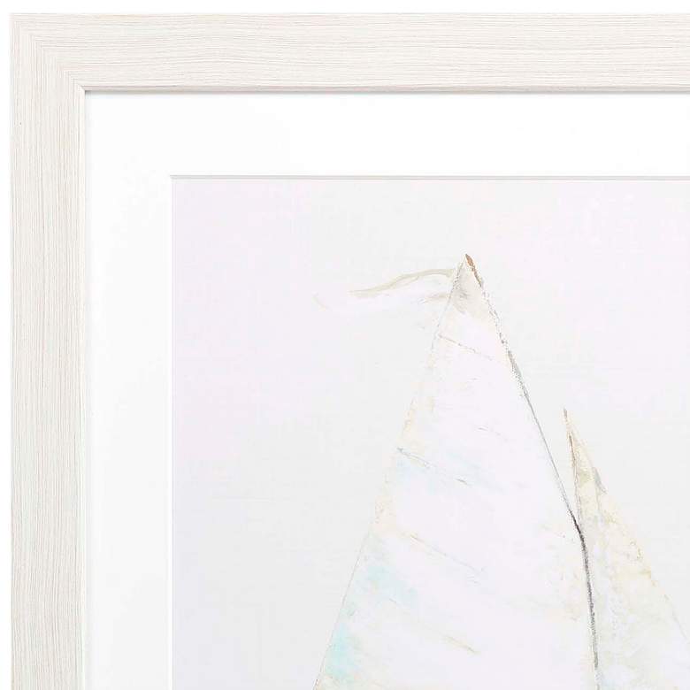 Image 2 Quiet Sailboat I 36" High Framed Giclee Wall Art more views